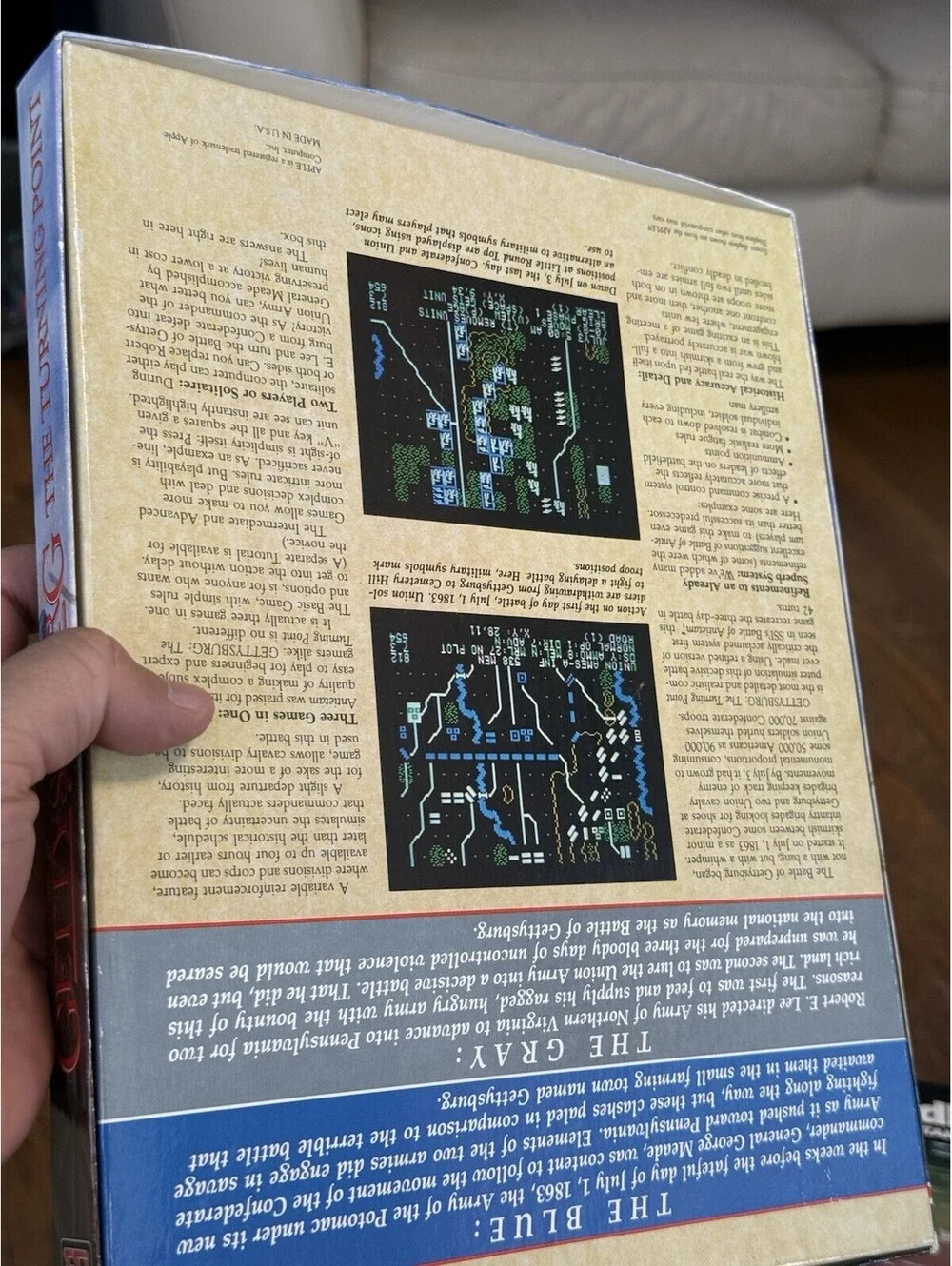 Gettysburg: The Turning Point (1986) Vintage Commodore Game